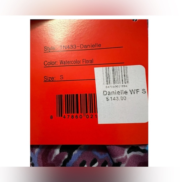 NWT TRACY NEGOSHIAN Danielle Watercolor Floral Dress. SIZE S - Picture 9 of 11